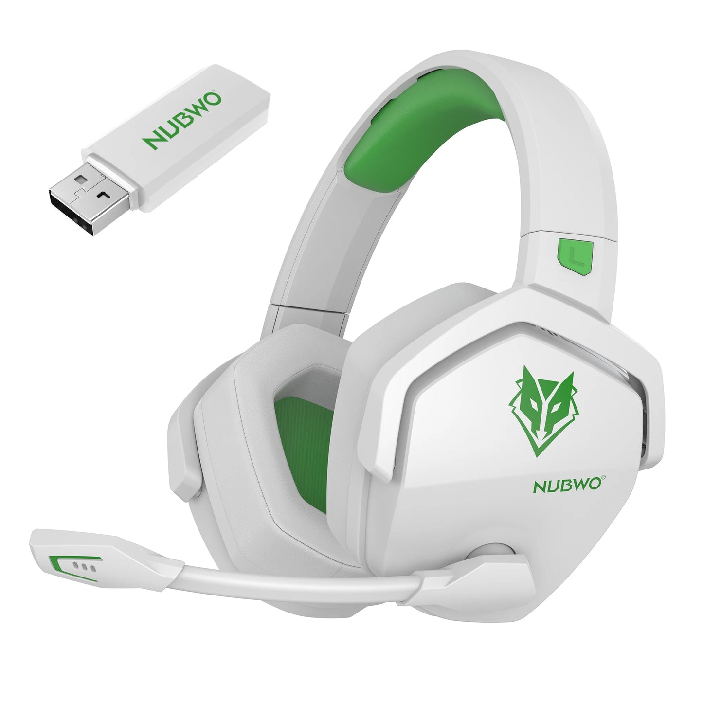 🎧 Headset Gamer Premium Branco com Microfone Profissional