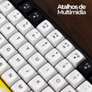 Combo Teclado e Mouse Sem Fio – Estilo e Praticidade