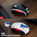 Combo Teclado e Mouse Sem Fio – Estilo e Praticidade