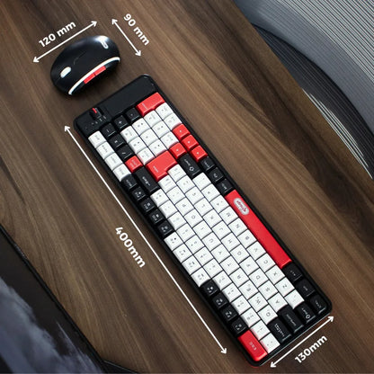 Combo Teclado e Mouse Sem Fio – Estilo e Praticidade