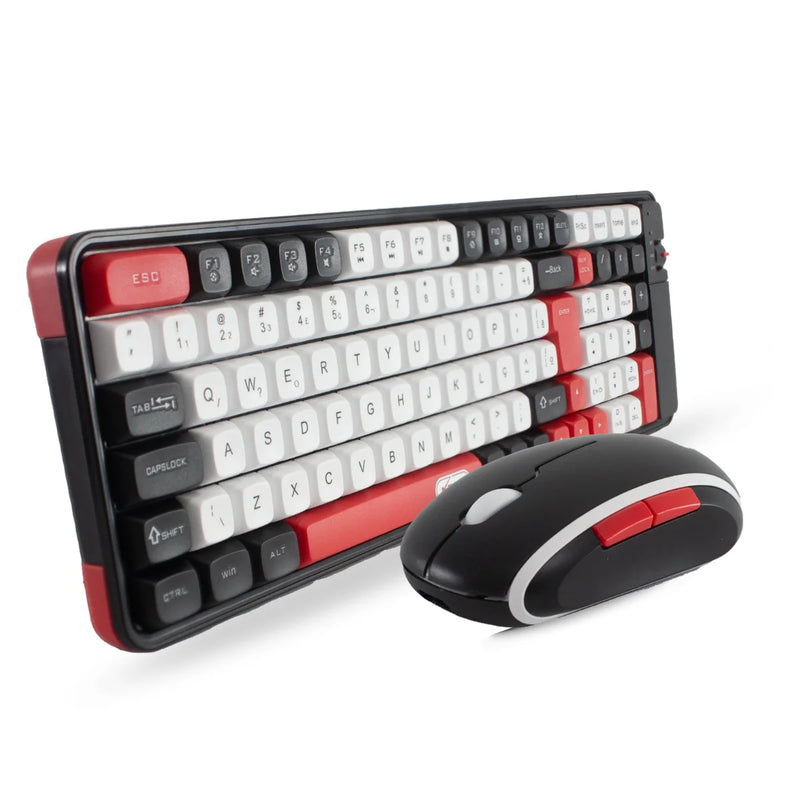 Combo Teclado e Mouse Sem Fio – Estilo e Praticidade