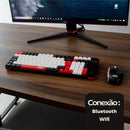 Combo Teclado e Mouse Sem Fio – Estilo e Praticidade