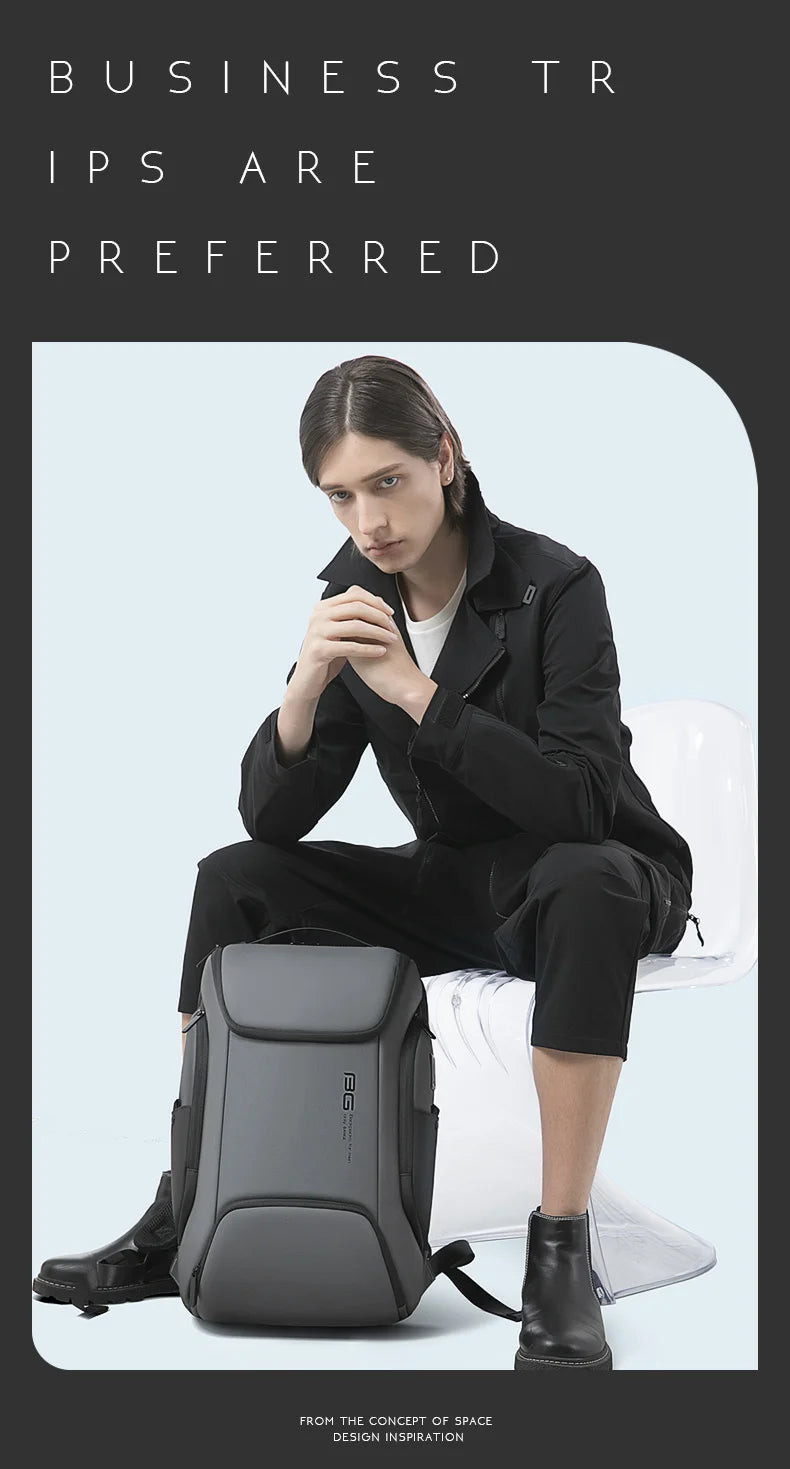 Mochila Antifurto Premium com USB – Design Moderno e Resistente para Notebook