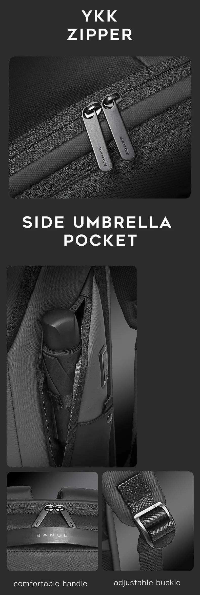 Mochila Antifurto Premium com USB – Design Moderno e Resistente para Notebook