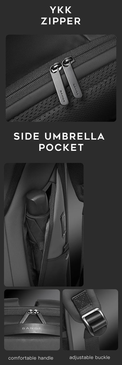 Mochila Antifurto Premium com USB – Design Moderno e Resistente para Notebook