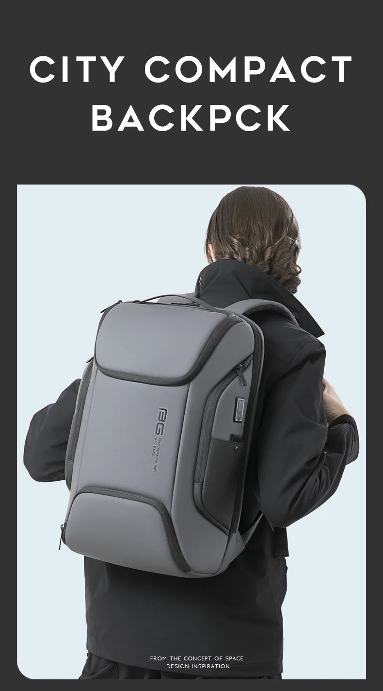 Mochila Antifurto Premium com USB – Design Moderno e Resistente para Notebook