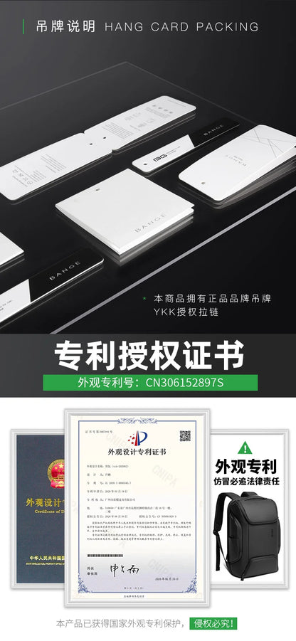 Mochila Antifurto Premium com USB – Design Moderno e Resistente para Notebook