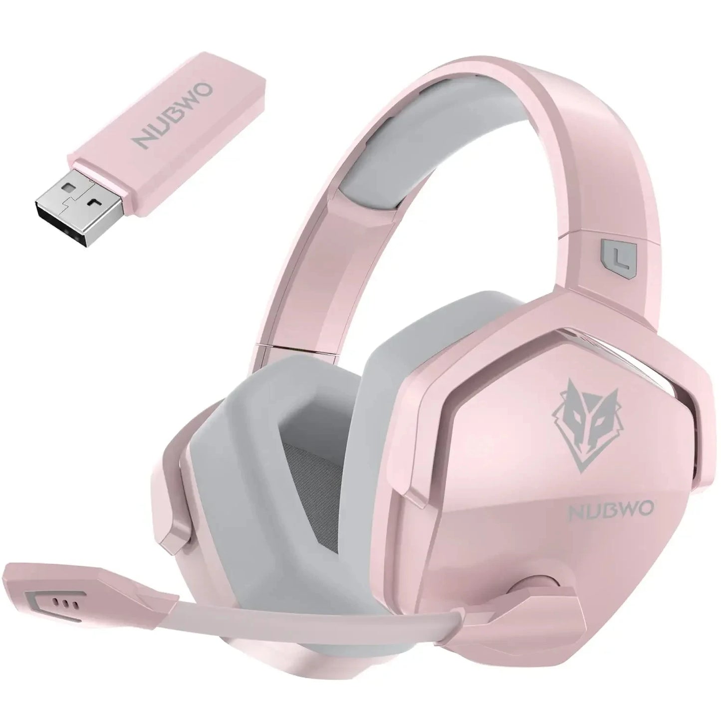 🎧 Headset Gamer Premium Branco com Microfone Profissional