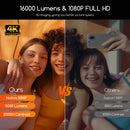 Projetor Portátil Everycom Retro 4K – 16000 Lumens, Rotação 360° e Imagem Cinematográfica