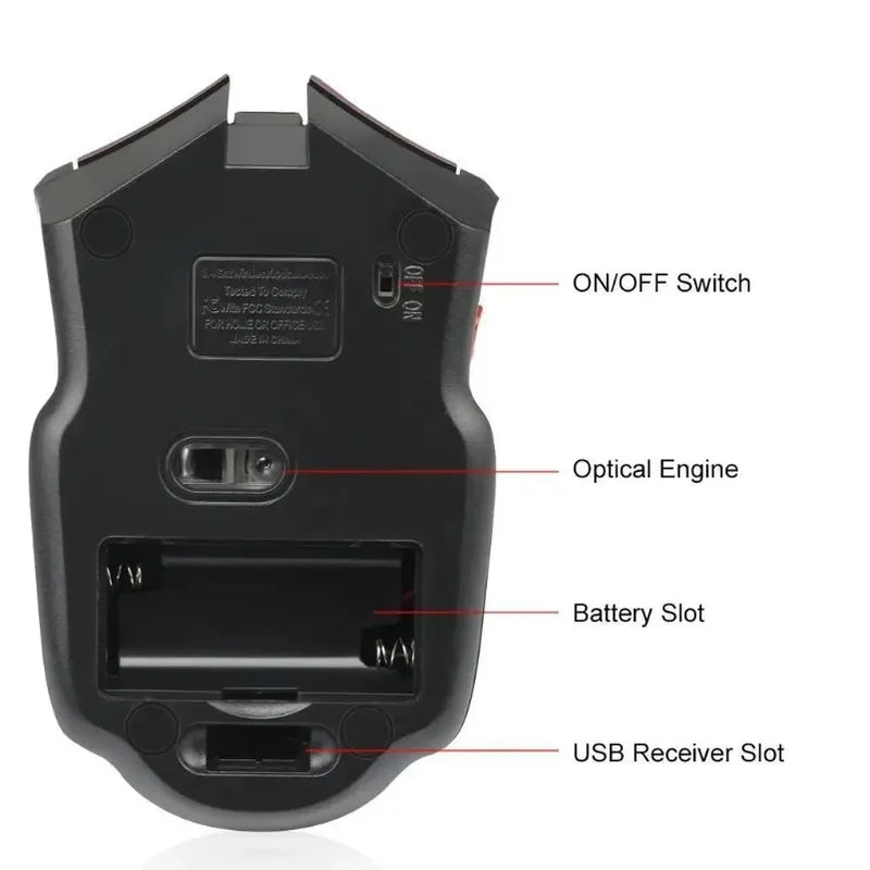 Mouse Wireless 3 Modos – Silencioso e Versátil