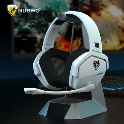 🎧 Headset Gamer Premium Branco com Microfone Profissional