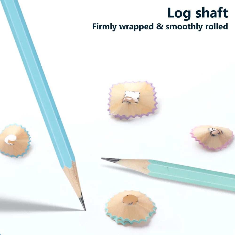 ✏️ Kit 30 Lápis HB/2B Coloridos com Estojo Tubo