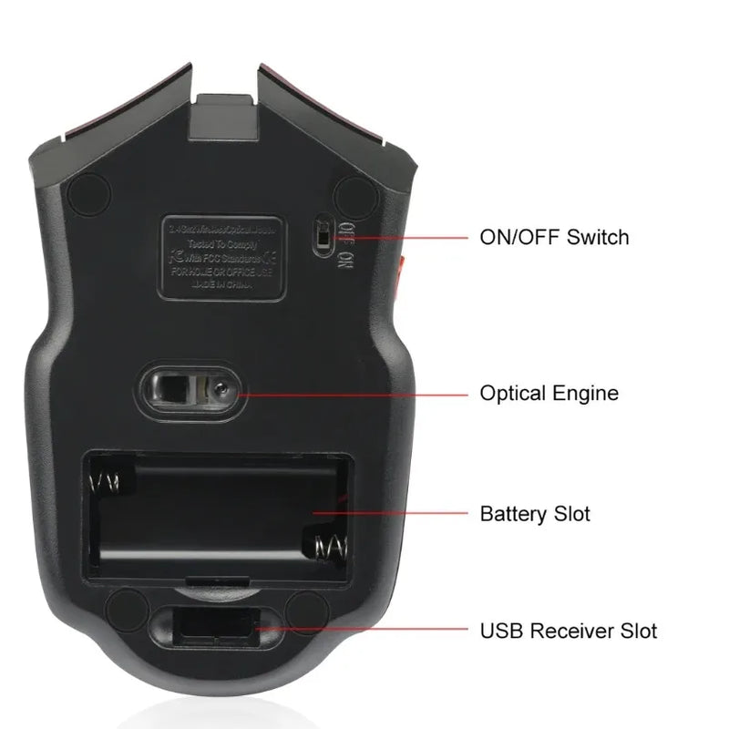 Mouse Wireless 3 Modos – Silencioso e Versátil