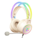 🎧 Headset Gamer ONIKUMA X15 RGB – Rosa com Orelhas de Gato