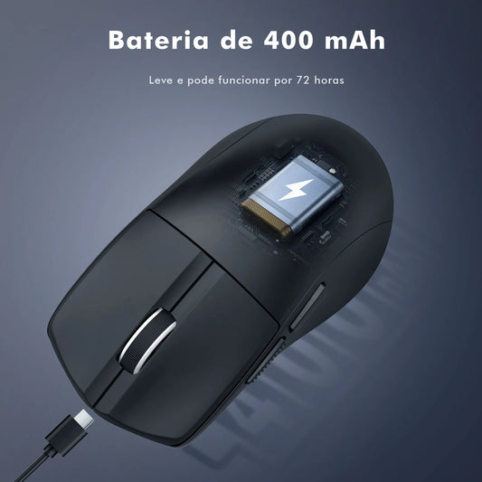 Mouse Gamer Sem Fio – Alta Precisão e Conforto