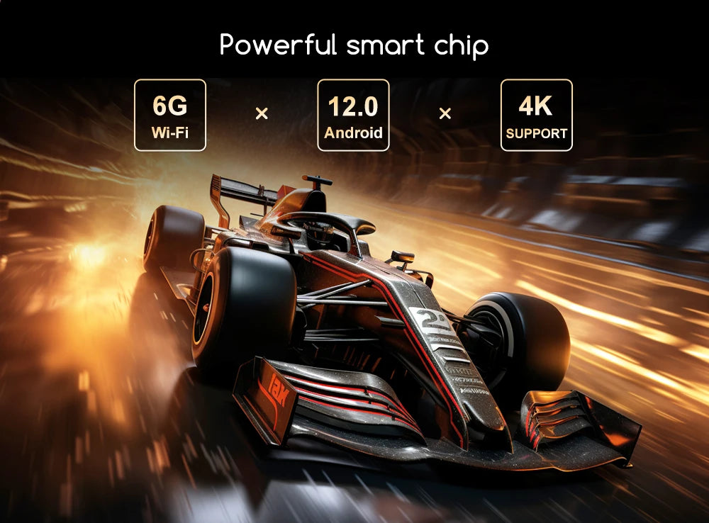 Projetor Portátil Everycom Retro 4K – 16000 Lumens, Rotação 360° e Imagem Cinematográfica