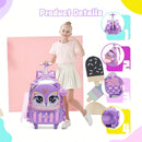 Mochila Infantil 3 em 1 com Rodinhas + Lancheira + Estojo – Colorida e Divertida