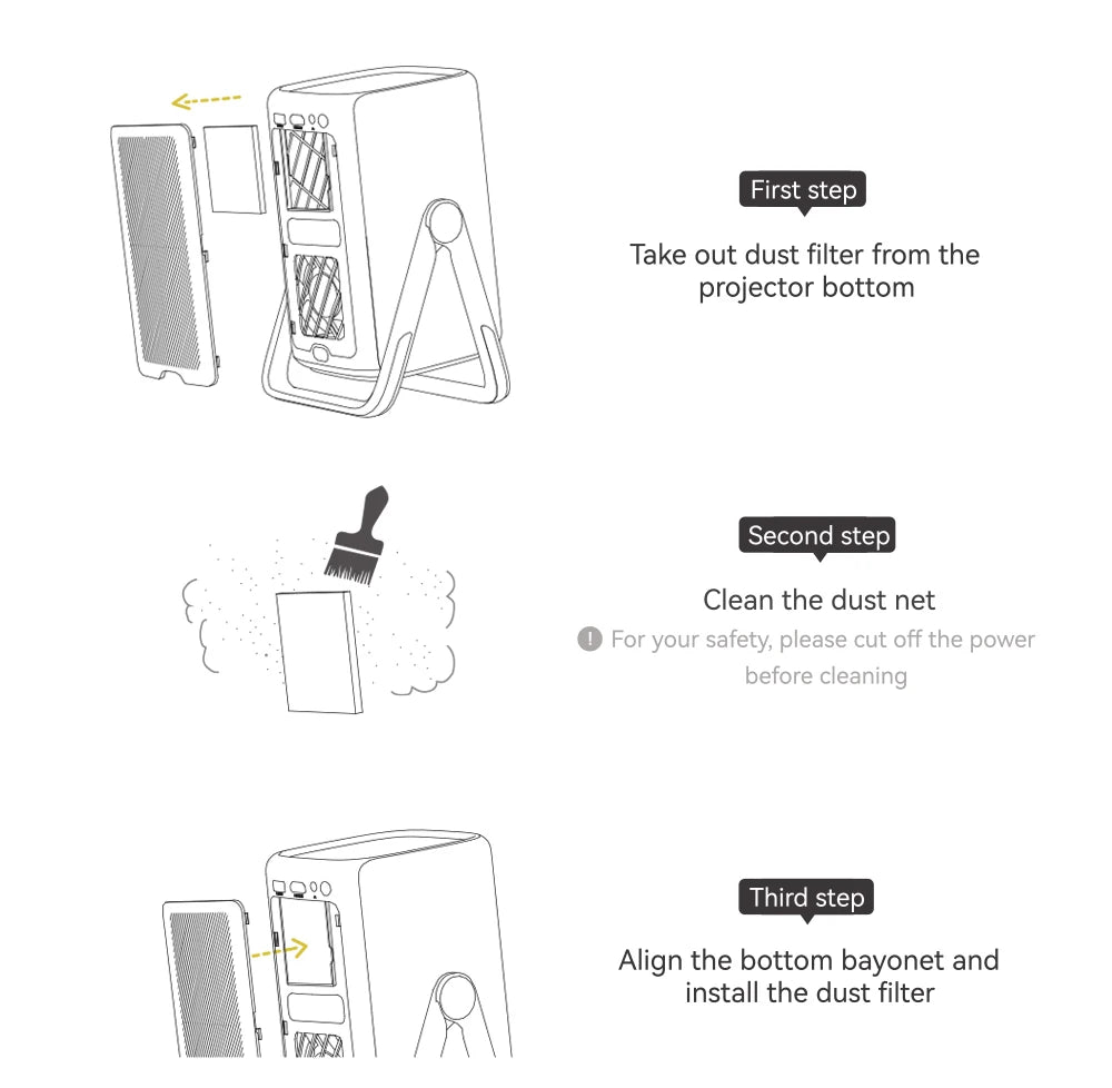 Projetor Portátil Everycom Retro 4K – 16000 Lumens, Rotação 360° e Imagem Cinematográfica