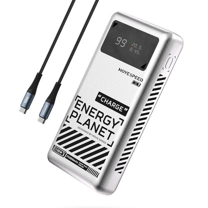 Power Bank Premium MOVESPEED 25000mAh 140W – Carregamento Super Rápido