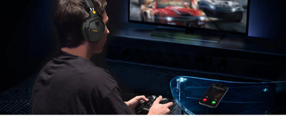 🎧 Headset Gamer Premium Branco com Microfone Profissional