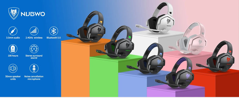 🎧 Headset Gamer Premium Branco com Microfone Profissional