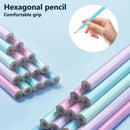 ✏️ Kit 30 Lápis HB/2B Coloridos com Estojo Tubo