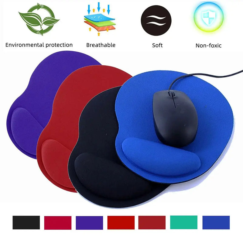 suporte de pulso tapete de mouse antiderrapante macio