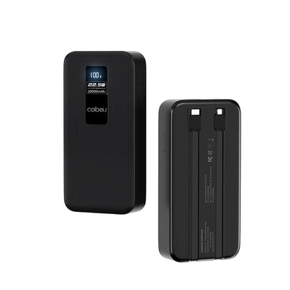 🔋 Power Bank Portátil 20.000mAh – Carregamento Rápido, Compacto e Potente