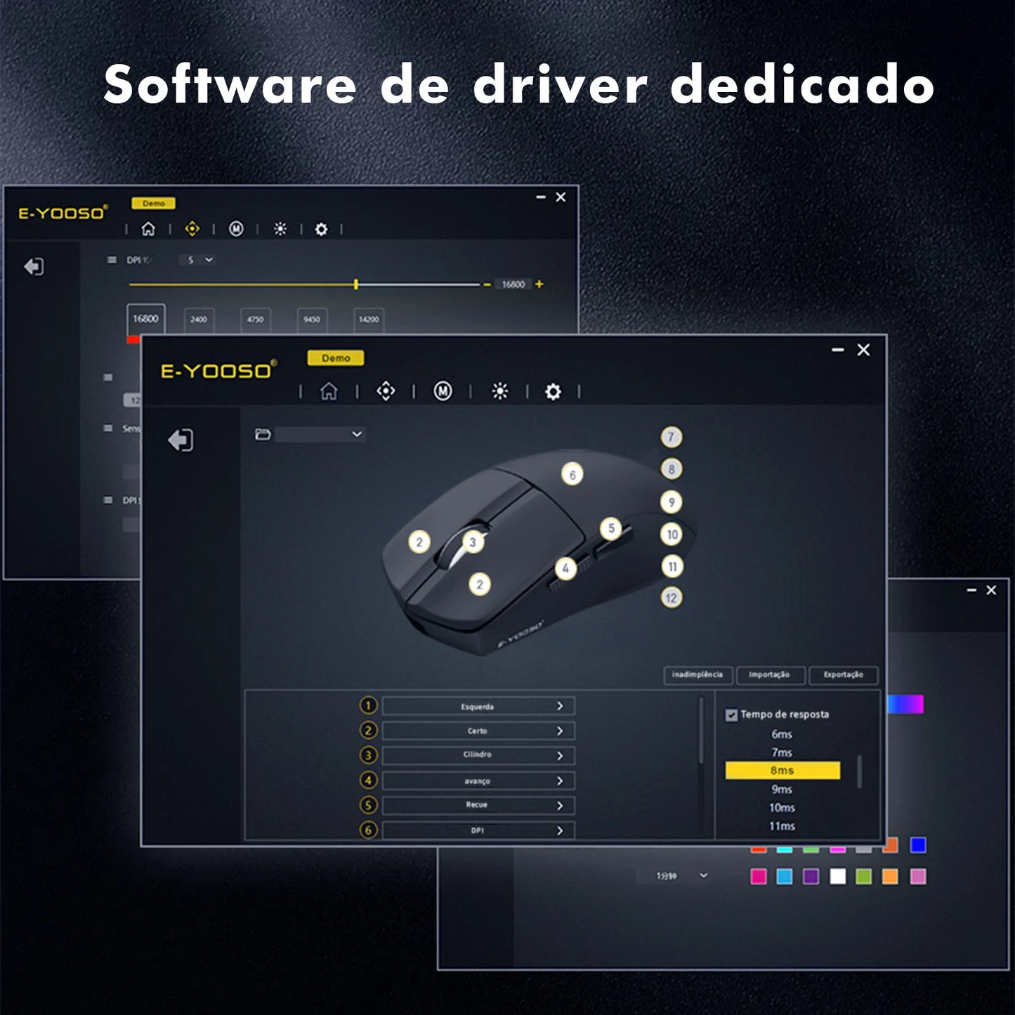 Mouse Gamer Sem Fio – Alta Precisão e Conforto