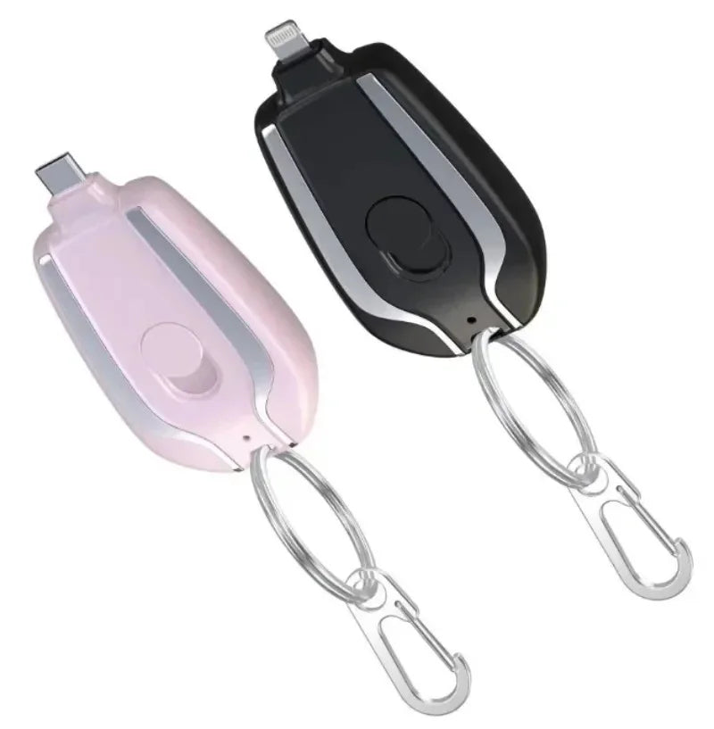 🔑 1. Mini Power Bank Chaveiro 1500mAh