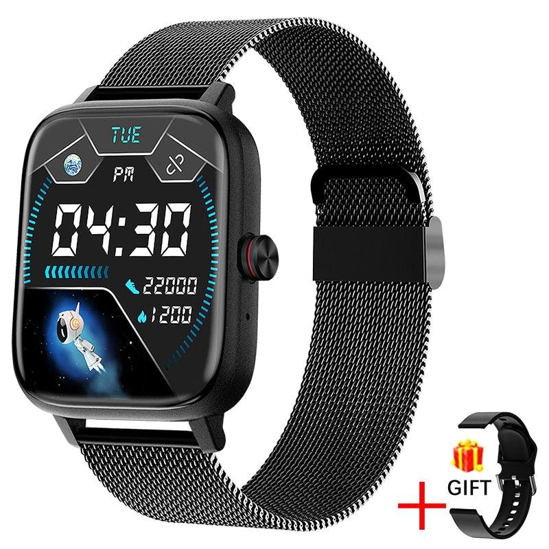 LIGE Call Smart Watch Feminino Para Android IOS À Prova D' Água Bluetooth, Relógios de Música . Relógio Pulseira Full Touch