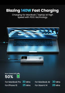 Power Bank Premium MOVESPEED 25000mAh 140W – Carregamento Super Rápido