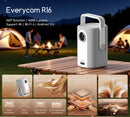 Projetor Portátil Everycom Retro 4K – 16000 Lumens, Rotação 360° e Imagem Cinematográfica