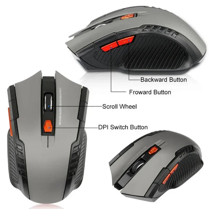 Mouse Wireless 3 Modos – Silencioso e Versátil