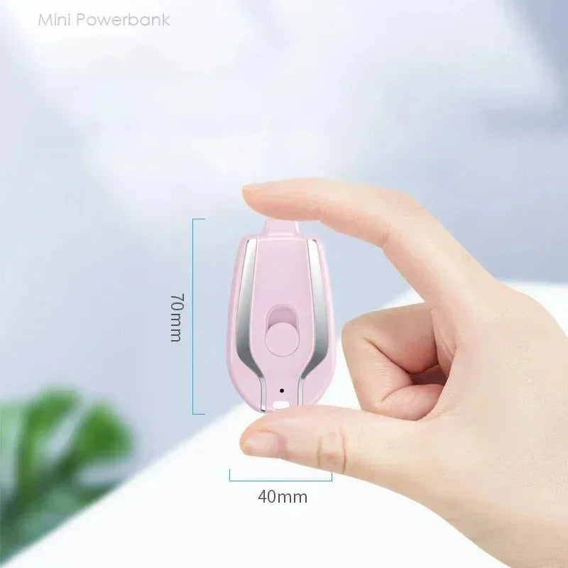 🔑 1. Mini Power Bank Chaveiro 1500mAh