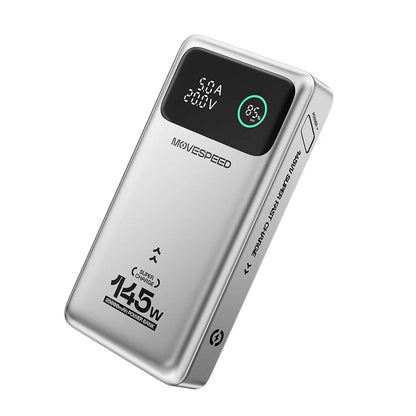 Power Bank Premium MOVESPEED 25000mAh 140W – Carregamento Super Rápido