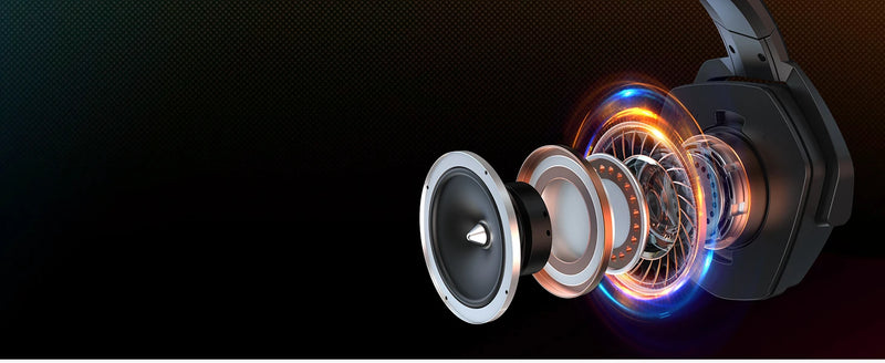 🎧 Headset Gamer Premium Branco com Microfone Profissional