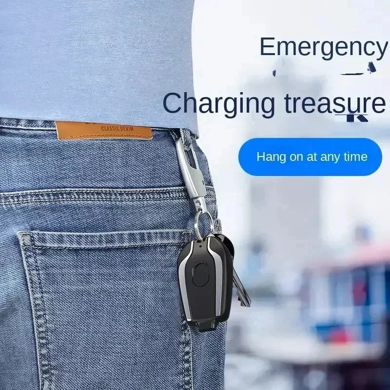 🔑 1. Mini Power Bank Chaveiro 1500mAh