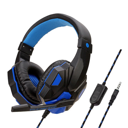 🎧 Headset Gamer Vermelho & Preto com Microfone