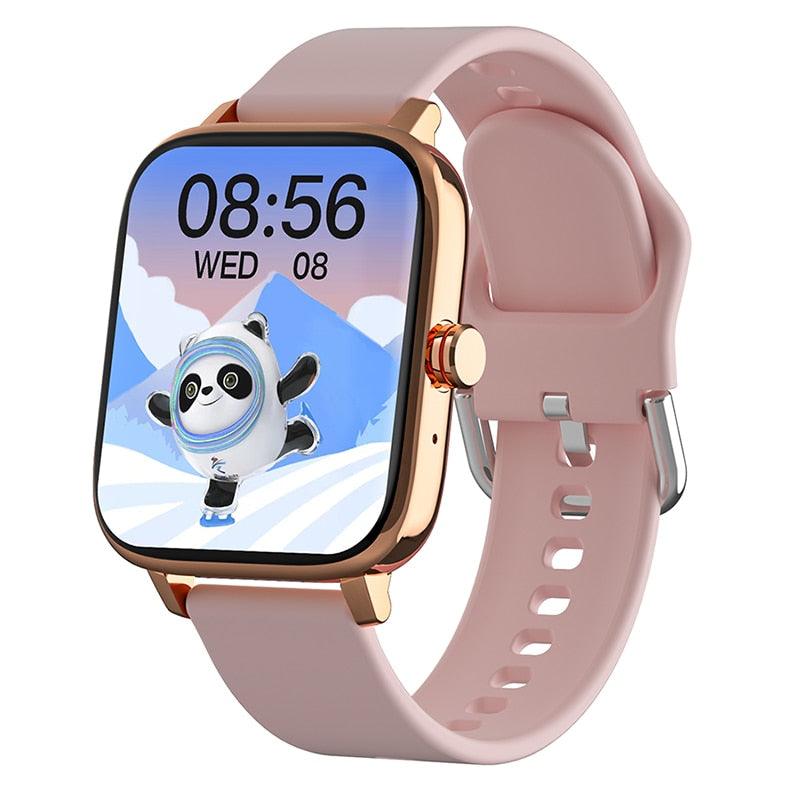 LIGE Call Smart Watch Feminino Para Android IOS À Prova D' Água Bluetooth, Relógios de Música . Relógio Pulseira Full Touch