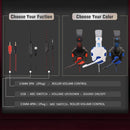 🎧 Headset Gamer Vermelho & Preto com Microfone