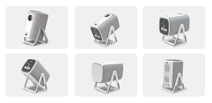 Projetor Portátil Everycom Retro 4K – 16000 Lumens, Rotação 360° e Imagem Cinematográfica