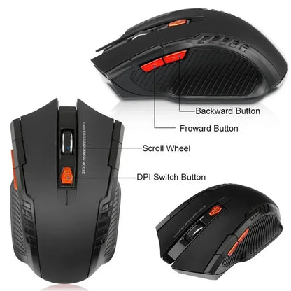 Mouse Wireless 3 Modos – Silencioso e Versátil