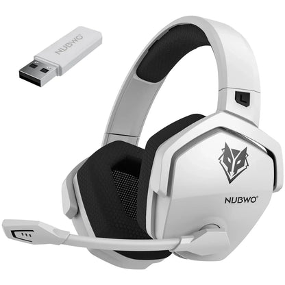 🎧 Headset Gamer Premium Branco com Microfone Profissional