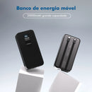 🔋 Power Bank Portátil 20.000mAh – Carregamento Rápido, Compacto e Potente