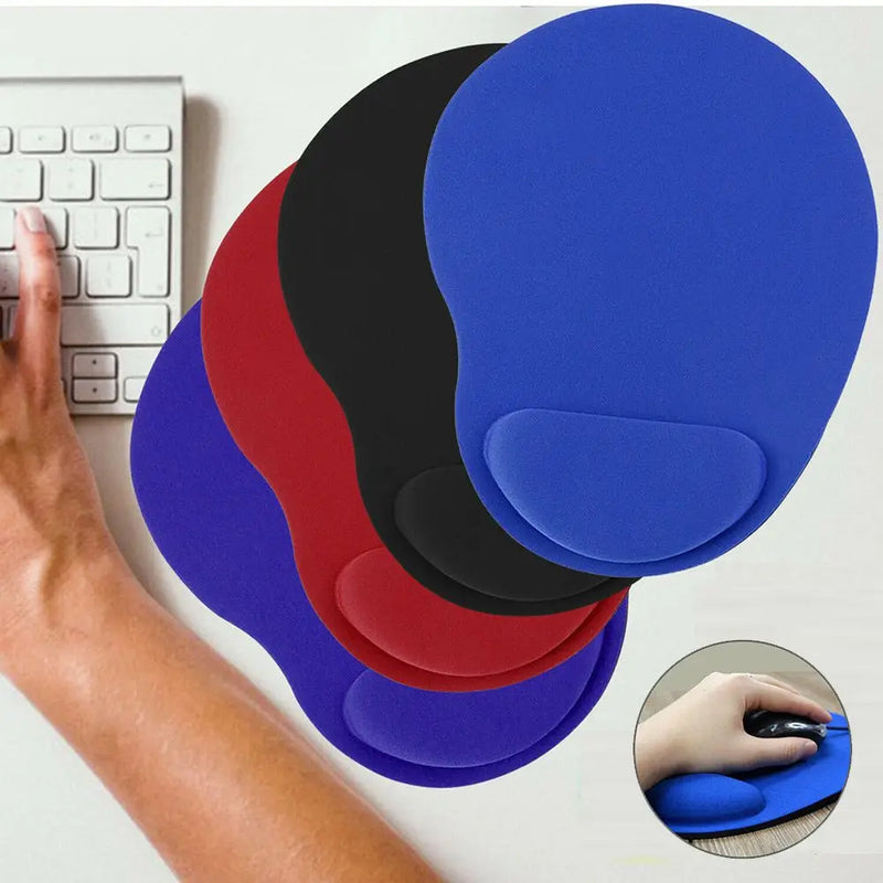 suporte de pulso tapete de mouse antiderrapante macio