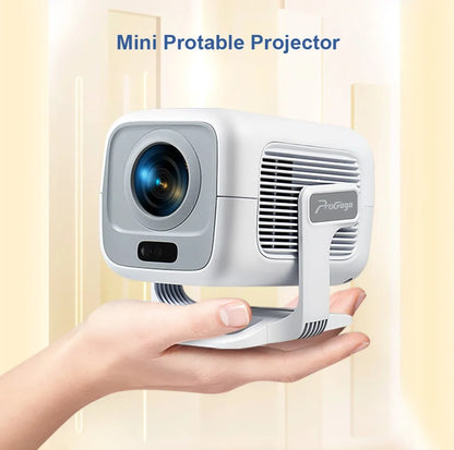 Projetor Portátil 4K WiFi Full HD 1080p – Home Theater com 450 Lumens e Android TV