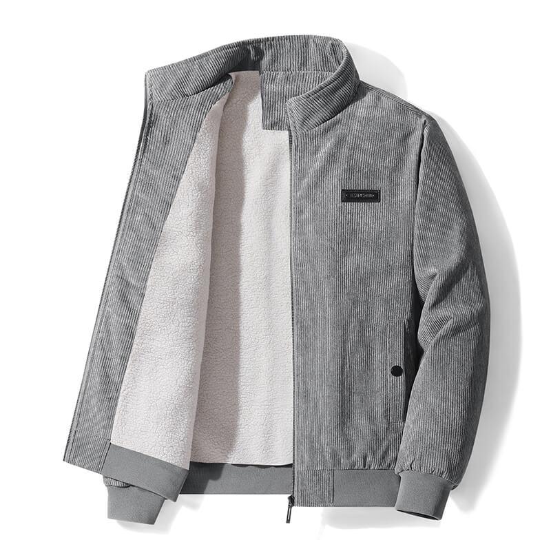 Jaqueta grossa de lã quente masculina, casaco exterior à prova de vento, jaqueta casual clássica, outwear de inverno, marca fashion, outono, 2023.Coleções petra-zoully