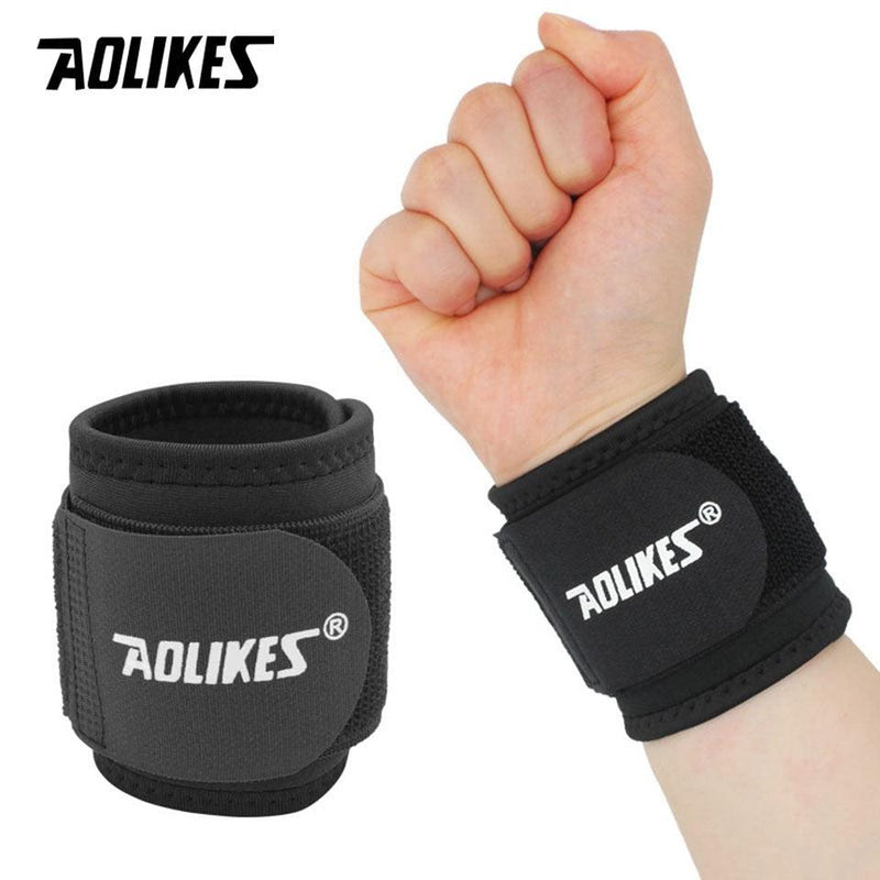 AOLIKES-Pulseira ajustável para esportes, bandagem, pulseira, compressão, suporte tendinite, alívio da dor, 1 pc - Petra Zoully