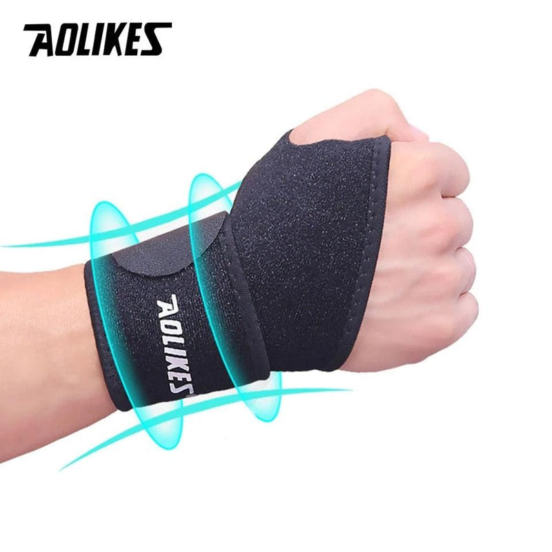 AOLIKES-Pulseira ajustável para esportes, bandagem, pulseira, compressão, suporte tendinite, alívio da dor, 1 pc